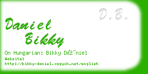 daniel bikky business card